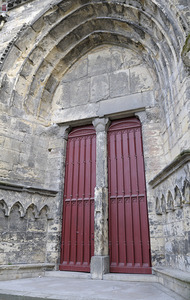 Entrance door. Cathedrale St-Cyr-Sainte Julitte. Nevers. France by Kevin Oke