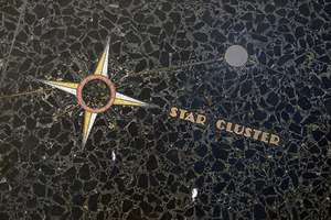 Star chartcelestial map by Oskar J.W. Hansen Hoover Dam Arizona Nevada USA