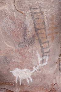 Petroglyphs in Valley of Fire State Park Nevada USA
