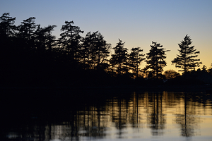 Sucia Island sunset - San Juan Islands