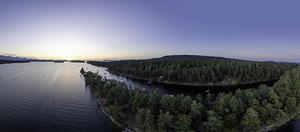 Wallace Island Panorama by Kevin Oke