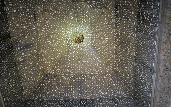 Sala de Embajadores. Hall of the Ambassadors The Throne Room The Alhambra Granada Andalusia Spain Print