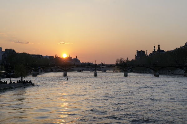 Seine River Sunset -  Paris Print