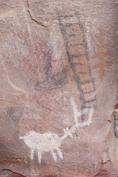 Petroglyphs in Valley of Fire State Park Nevada USA Print