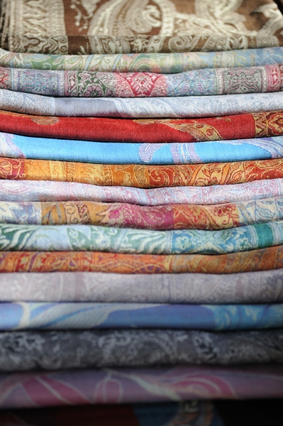 Textiles Thursday Market Boulevard Saint Germain Paris Print