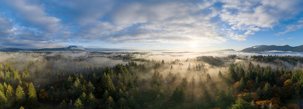 Cowichan Valley Sunrise Print