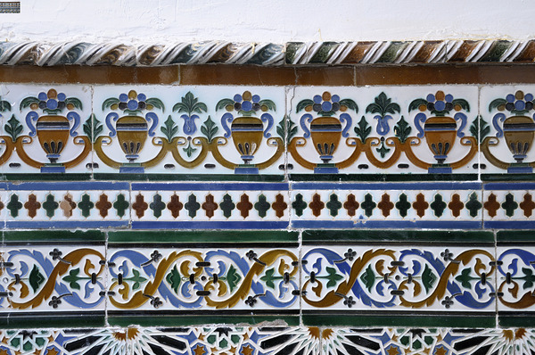 Ceramic tile Casa Don Bosco Ronda Málaga Andalusia Spain Print