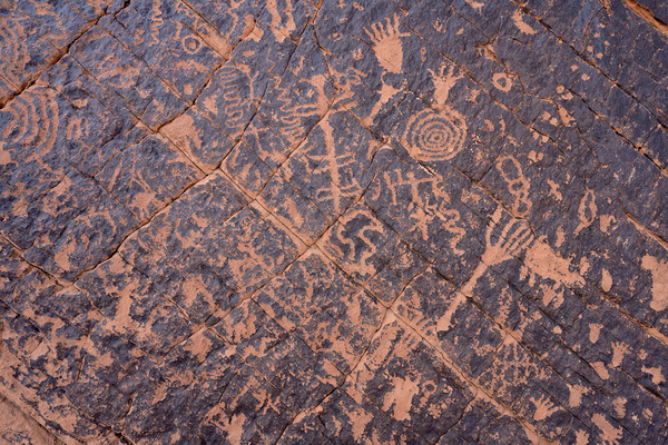 Petroglyphs - Valley of Fire State Park Print