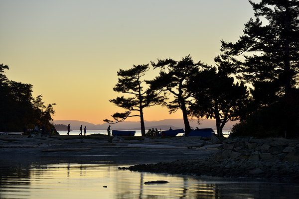 Sucia Island Sunset - San Juan Islands Print
