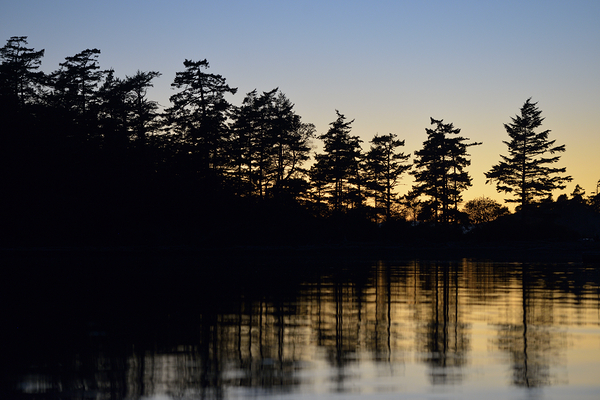 Sucia Island sunset - San Juan Islands Print