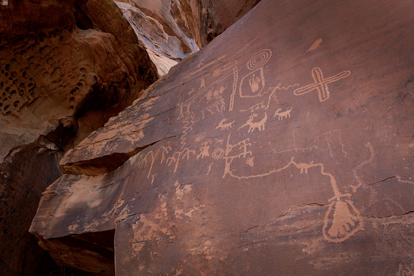 Petroglyphs - Valley of Fire State Park Print