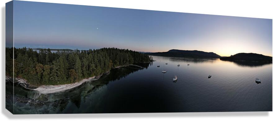 Russell Island Panorama Canvas Print
