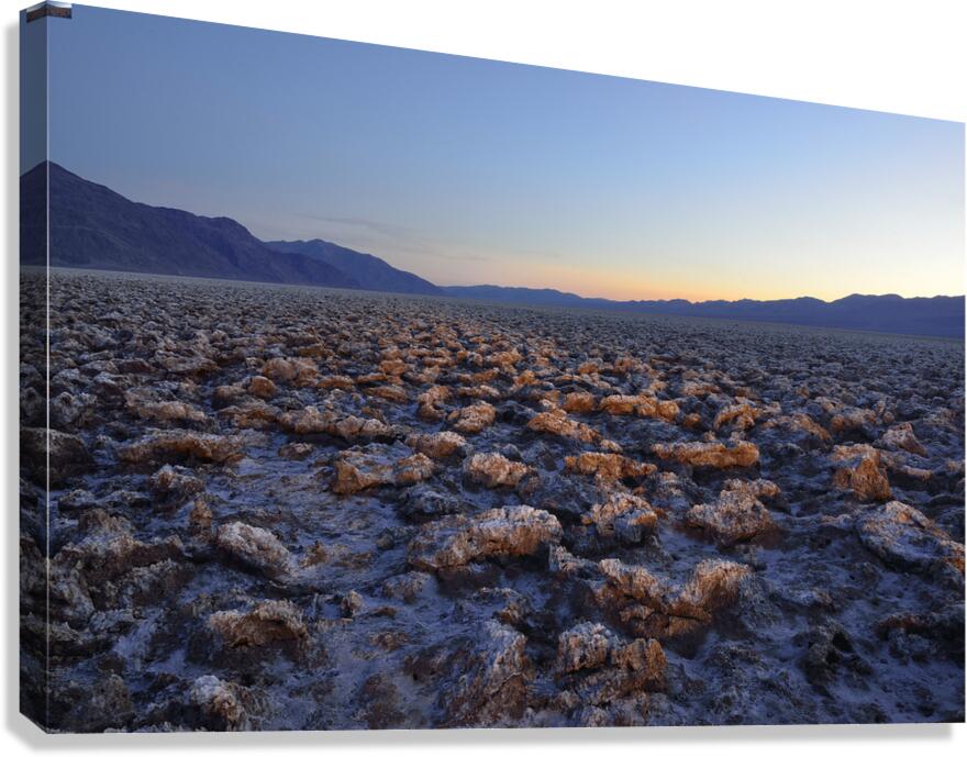 Devils Golf Course Canvas Print