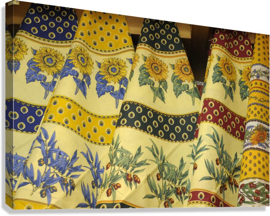 French Textiles Canvas Print