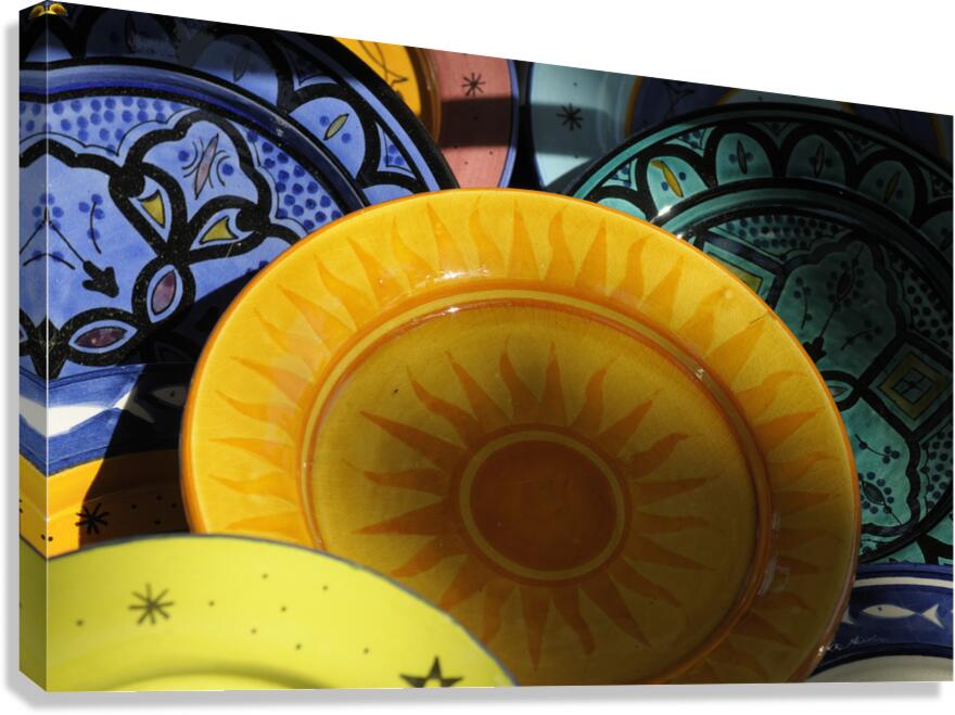 Ceramic Plates - Aix-en-Provence Canvas Print