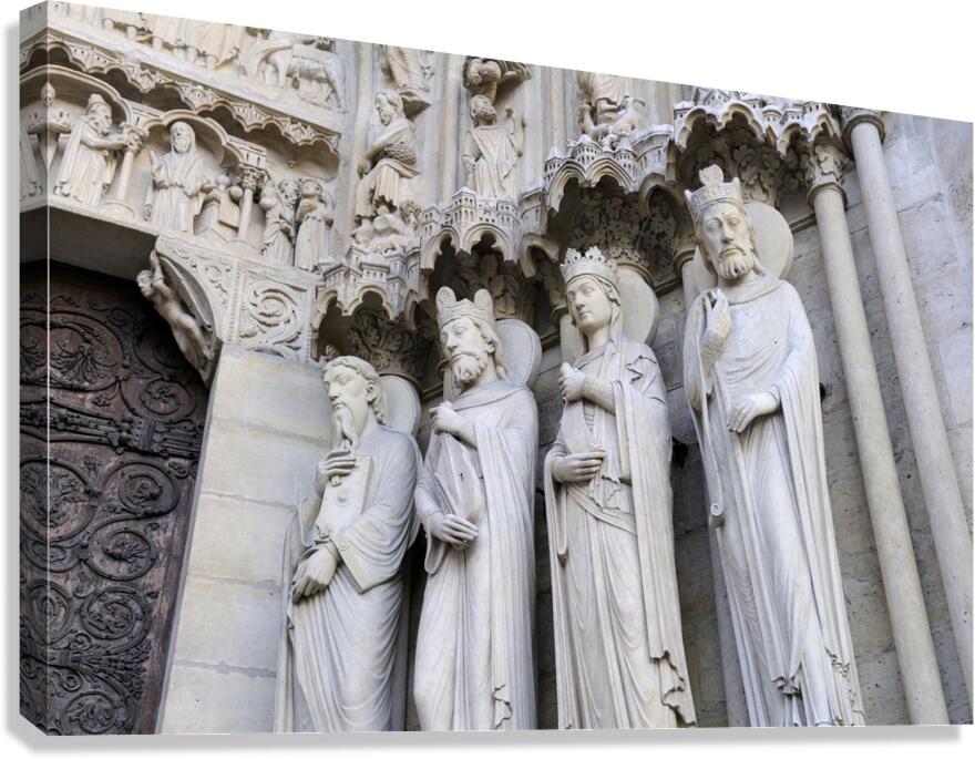 Notre Dame Cathedral Paris France Canvas Print