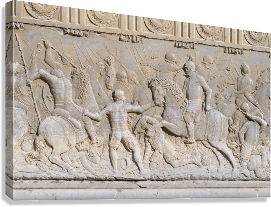 Palacio de Carlos V The Alhambra Granada Andalusia Spain Canvas Print