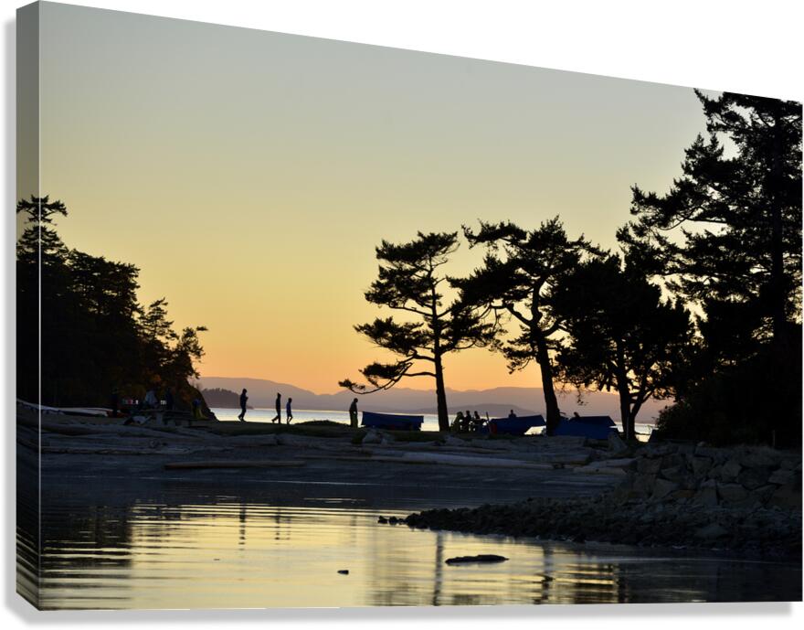 Sucia Island Sunset - San Juan Islands Canvas Print