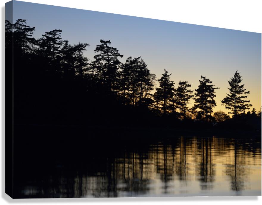 Sucia Island sunset - San Juan Islands Canvas Print