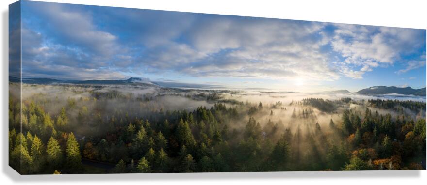 Cowichan Valley Sunrise Canvas Print