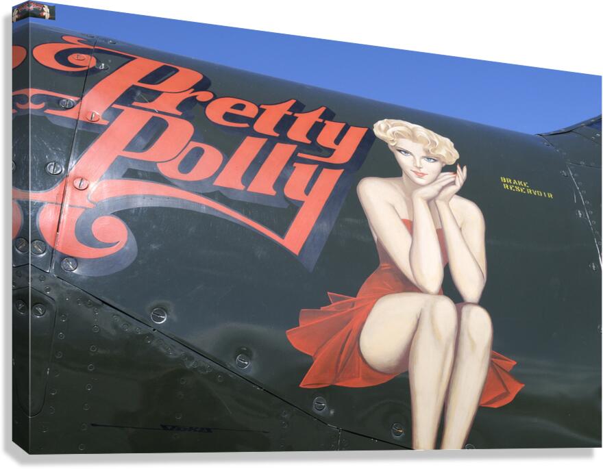 Bell P 63 Kingcobra Palm Springs Air Museum Canvas Print