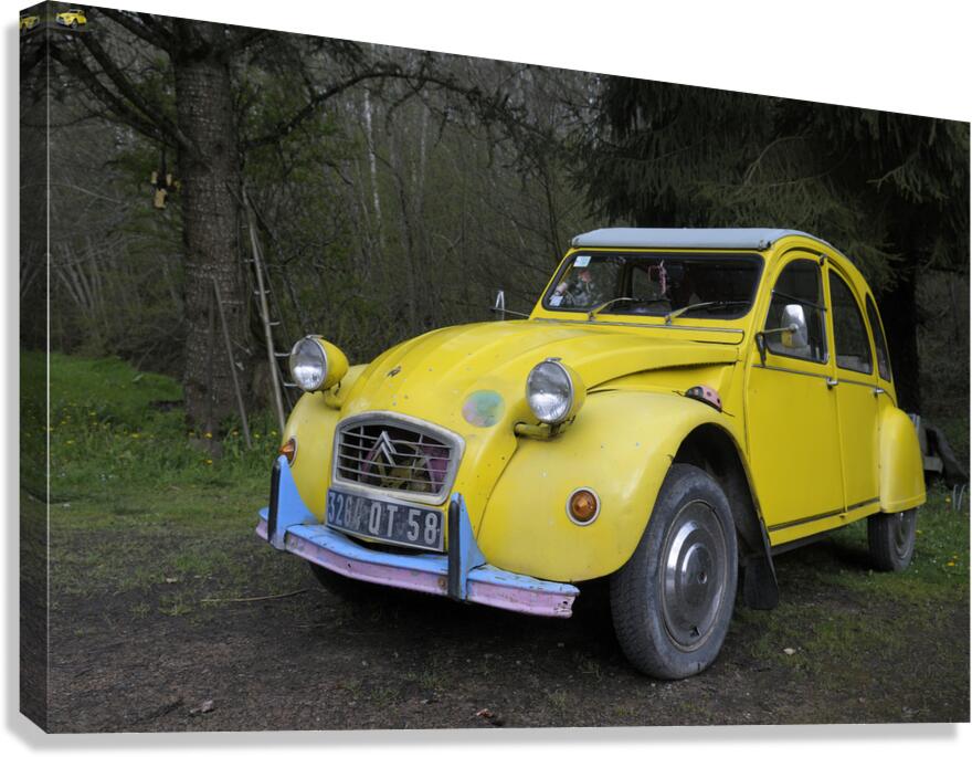 Citroen Ecluse 6 Planche de Belin Le Canal La Collancelle Nievre Burgundy FranceLock 6 Canvas Print