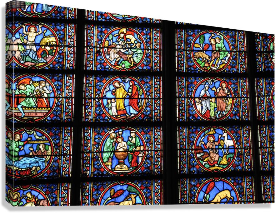 Notre Dame Cathedral Paris Île de France France Canvas Print