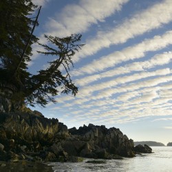 Dramatic clouds above Tonquin Beach Tofino