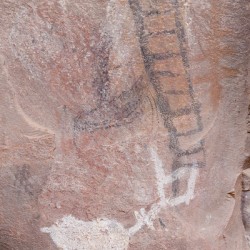 Petroglyphs in Valley of Fire State Park Nevada USA