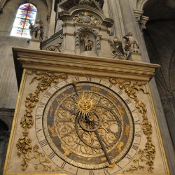 Lyon astronomical clock Cathedrale Saint Jean Baptiste Lyon France