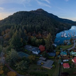 Genoa Bay sunset - Vancouver Island