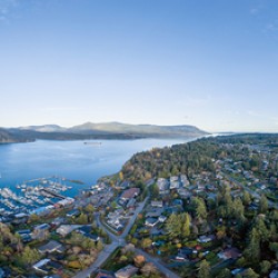 Cowichan Bay Panorama - Vancouver Island