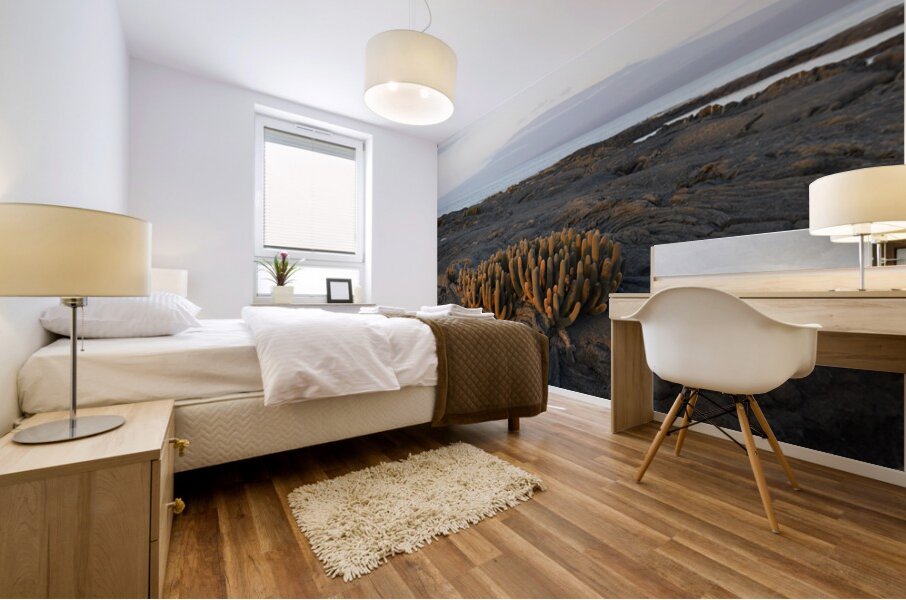 Lava Cactus Mural print