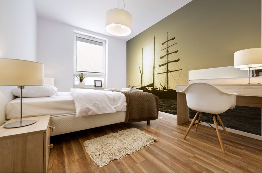 Mary Anne at sunset Mural print