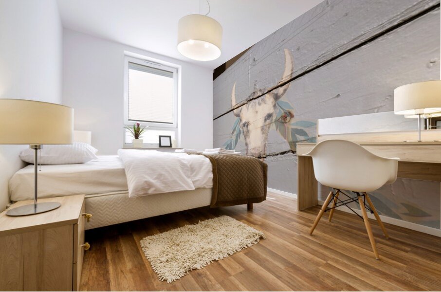 Painted gate at the Plaza de Toros Bullring  Ronda Málaga Andalusia Spain Mural print