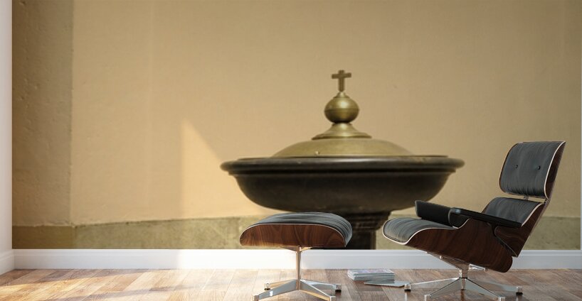 Baptismal urn Eglise Saint Pothin Wall Murals