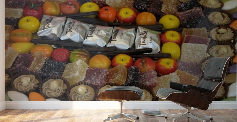 Sweets for sale in a local shop window Wall Murals