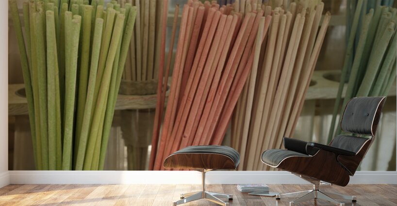 Colorful incense for sale at the Lourmarin Friday market Wall Murals