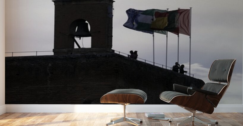 Vela Tower The Alhambra Granada Andalusia Spain Wall Murals