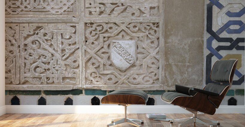 Patio de Arrayares   Court of the Myrtles The Alhambra Granada Andalusia Spain Wall Murals