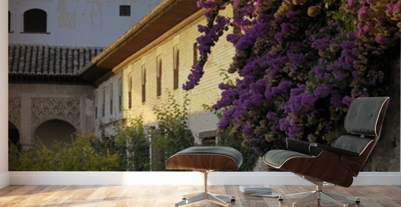 Patio de la Acequia   Generalife The Alhambra Granada Andalusia Spain Wall Murals
