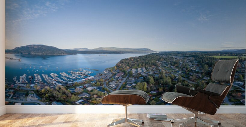 Cowichan Bay Panorama - Vancouver Island Wall Murals