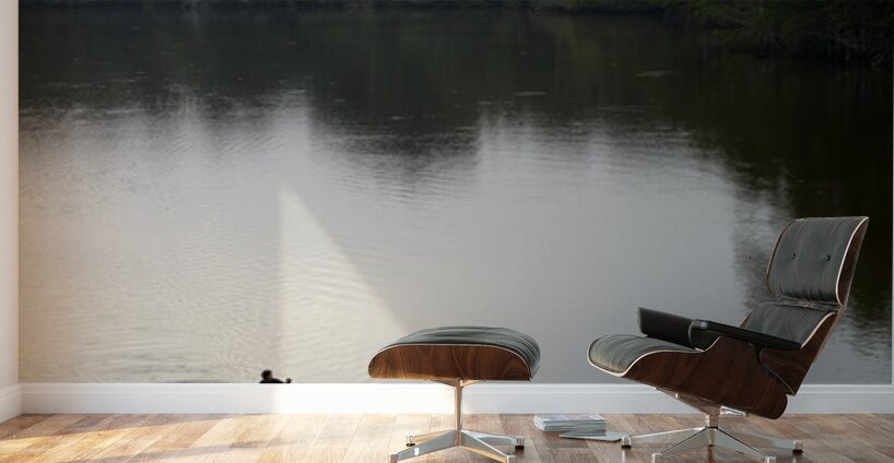 Canoeing on Lake Garzacocha Orellana Ecuador Wall Murals