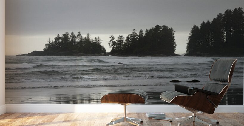 Waves crashing on Florencia Beach Pacific Rim National Park Wall Murals