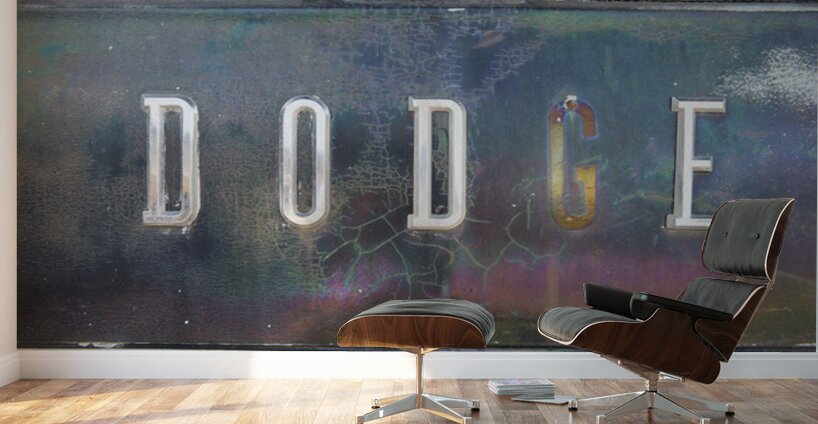 Patina on an old Dodge Wall Murals