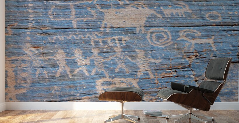 Petroglyphs in Valley of Fire State Park Nevada USA Wall Murals