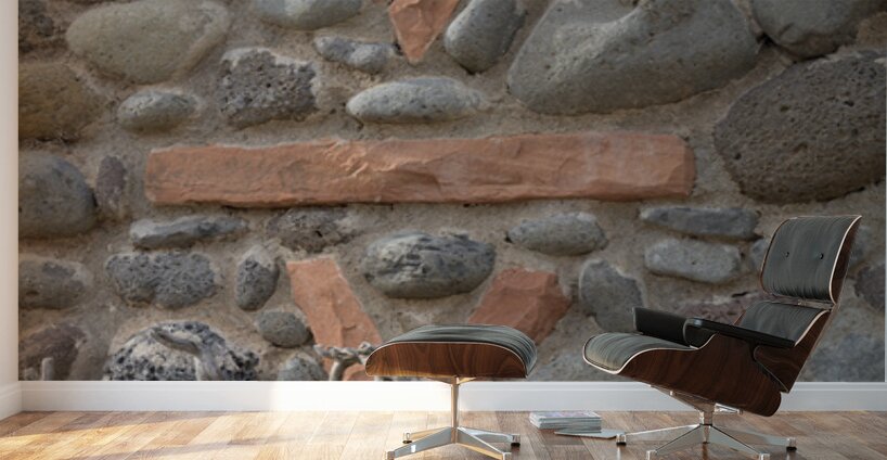 V Bar V stone ranch sign at Crane Petroglyph Heritage Site in Verde Valley Arizona Wall Murals