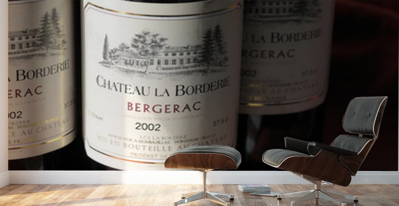 Red Wine Chateau La Borderie Thursday Market Boulevard Saint Germain Paris Île de France France Wall Murals