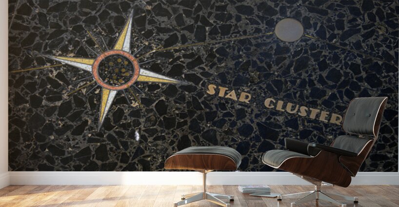 Star chartcelestial map by Oskar J.W. Hansen Hoover Dam Arizona Nevada USA Wall Murals