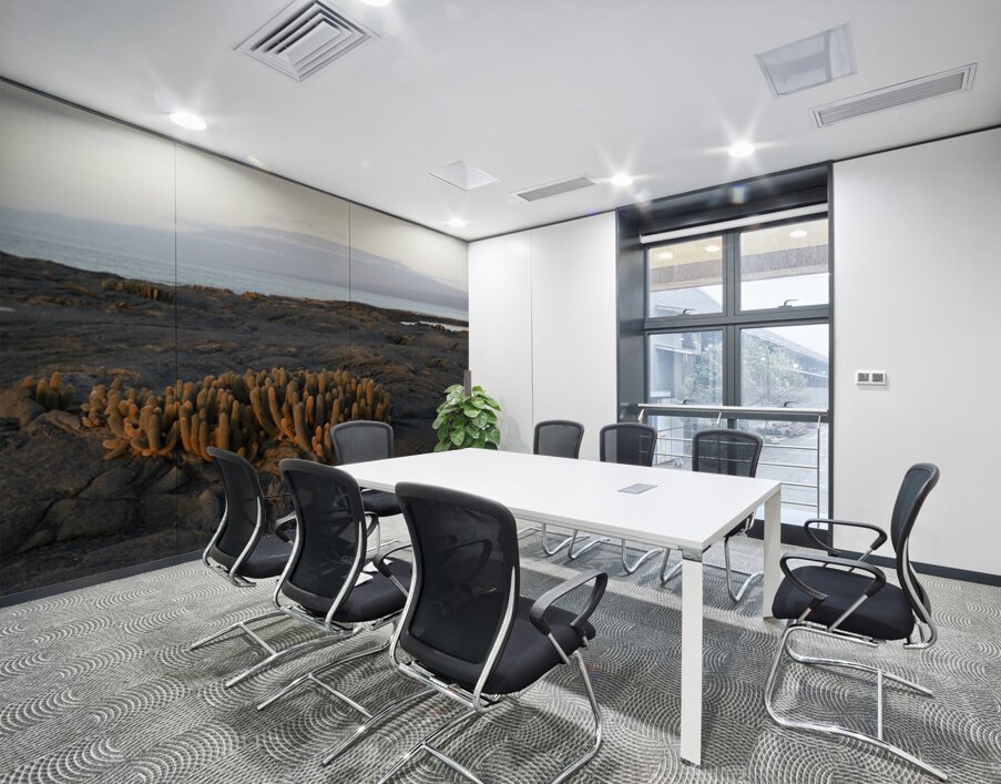 Lava Cactus Wall Printing